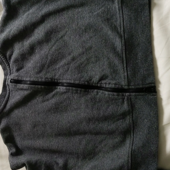 Calvin Klein Performance Crop Zip Back Sweatshirt - Picture 4 of 4